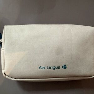 Cream Travel Pouch